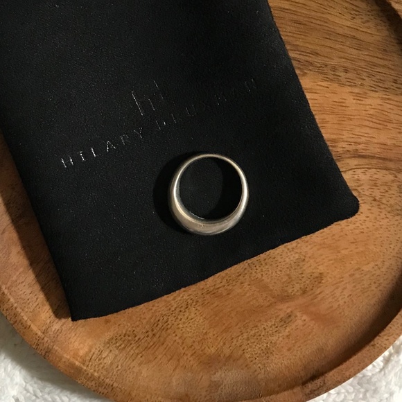 BN Hilary Druxman Cast Sterling Silver Dome Ring - size 5.5 - Picture 4 of 4